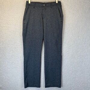 Under Armour Mens Gray Heathered Golf Chinos Performance Stretch Size‎ 30/30